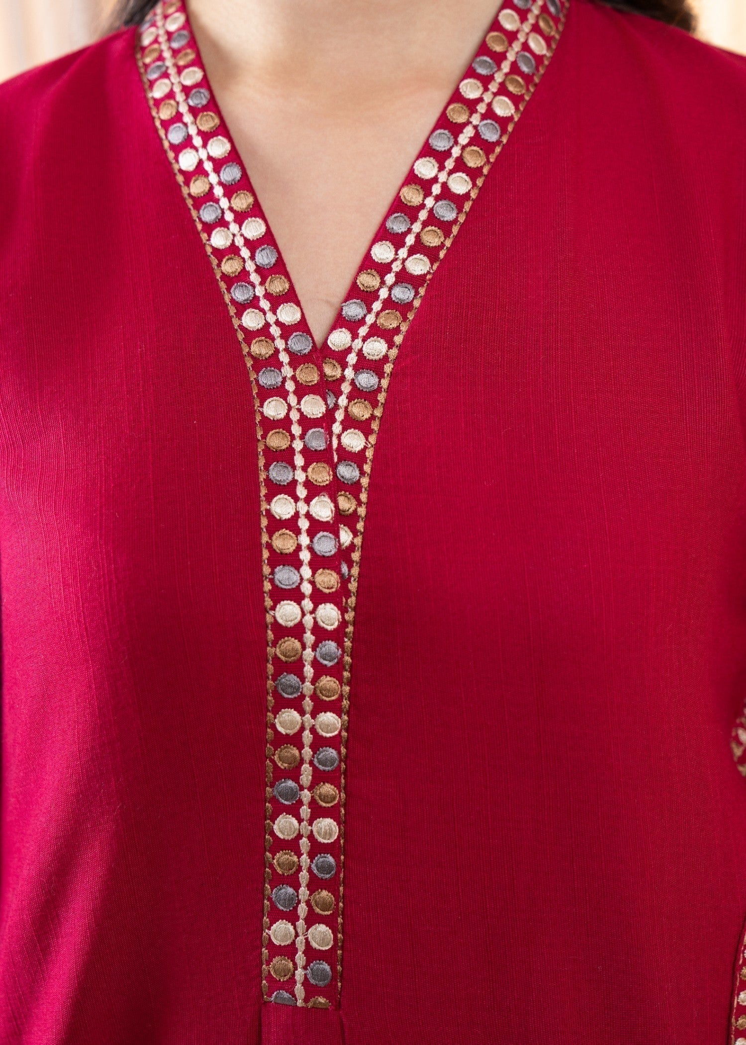 Sahibas By Mirza Nile Maroon Women 2pcs