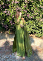 Anabiya Chandani Murraya Green Women 3pcs