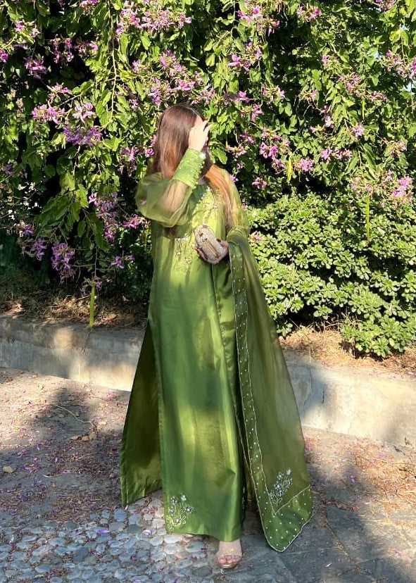 Anabiya Chandani Murraya Green Women 3pcs