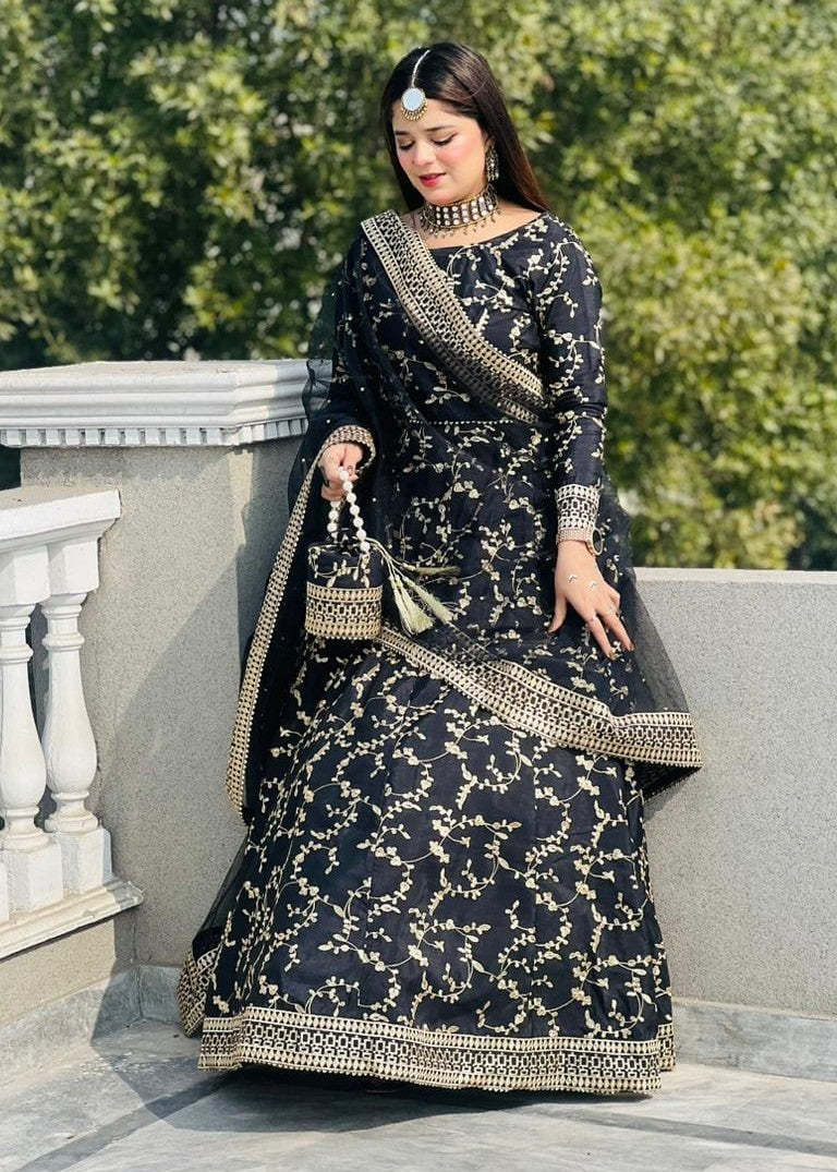 Peraan by SH Ghazal Black Women 4pcs