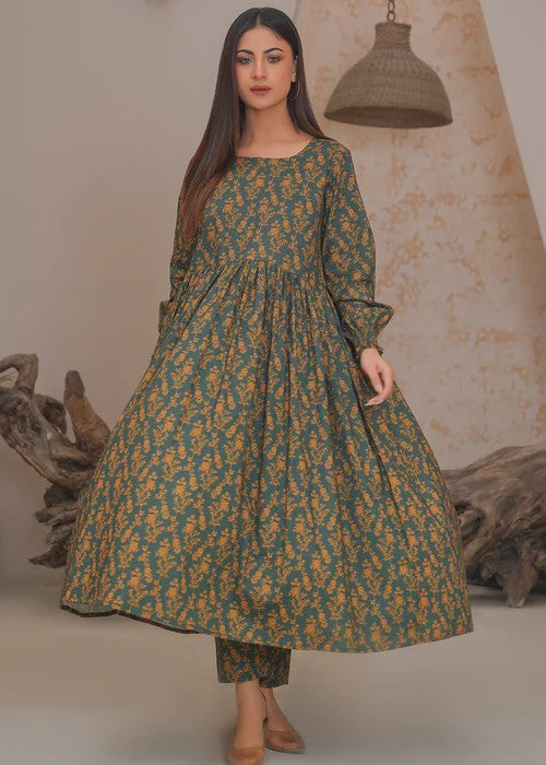 By-East Buy Khaddar Suit Printed Women 2pcs