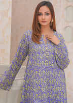 By-East Printed Suit In Khaddar Fabric Women 2pcs