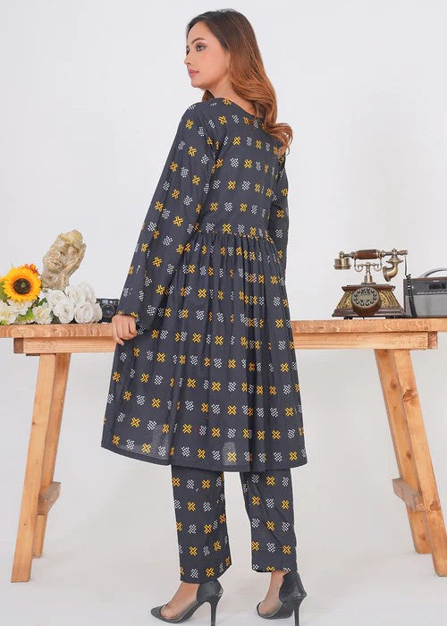 By-East Branded Khaddar Suit Printed Women 2pcs
