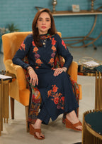 Stitch Vibes Dark Navy Dress Women 2pcs
