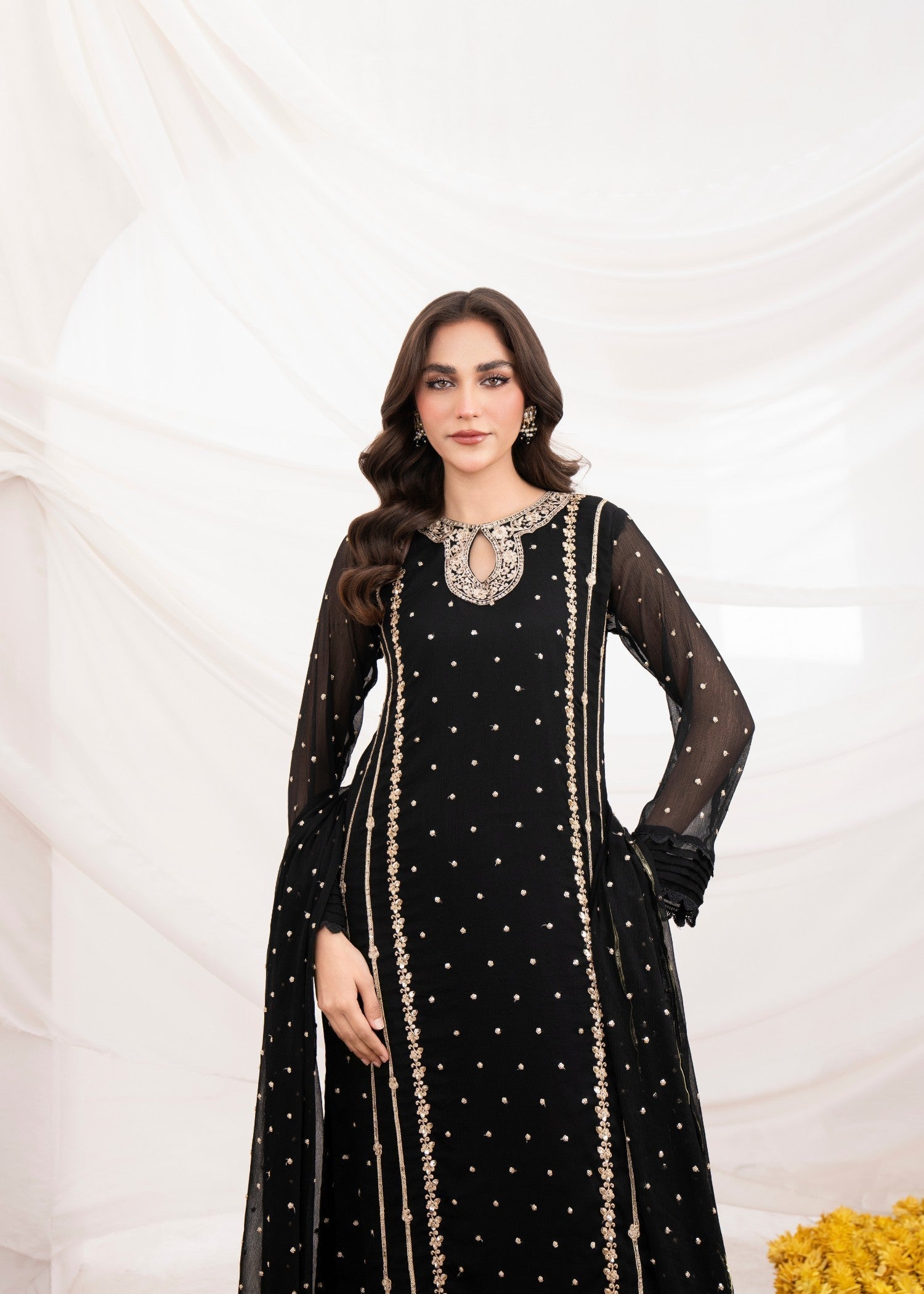 Agha Jaan Zarnish Women 3pcs