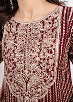 Agha Jaan Mahvish Women 3pcs