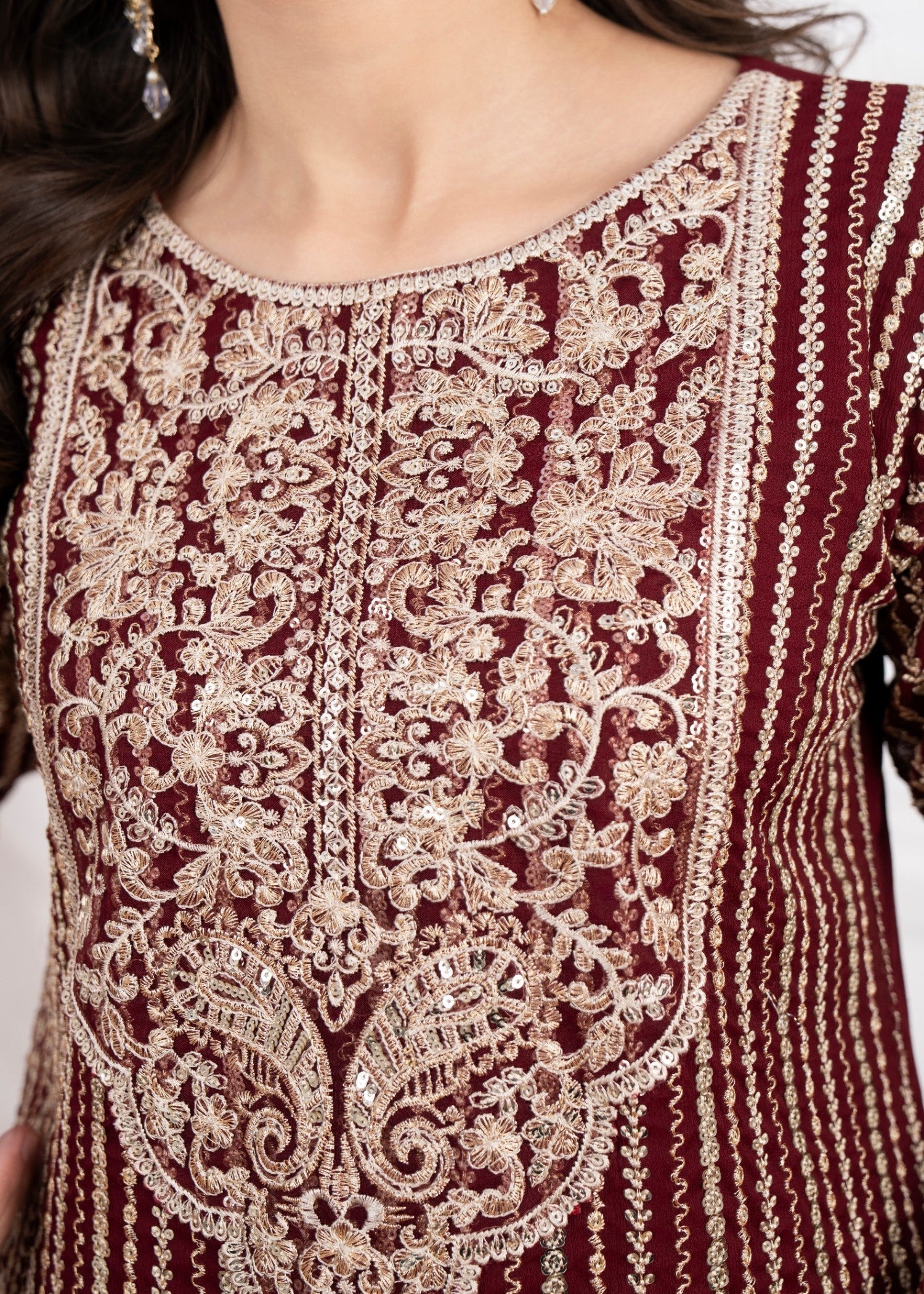Agha Jaan Mahvish Women 3pcs