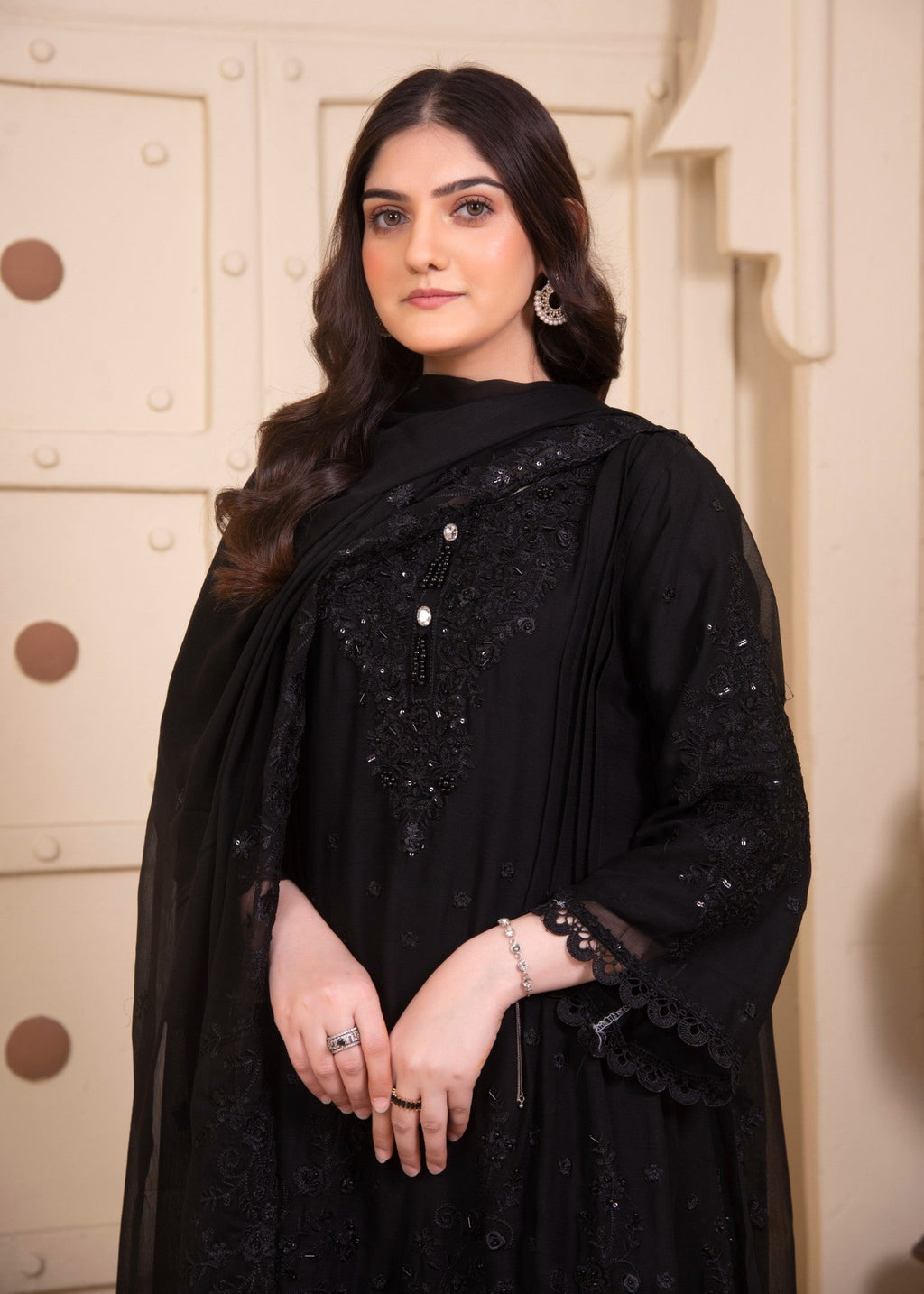 Rangoon Clothing Mehar Midnight Black Women 3pcs