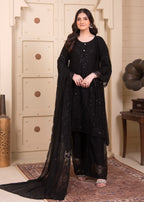 Rangoon Clothing Mehar Midnight Black Women 3pcs