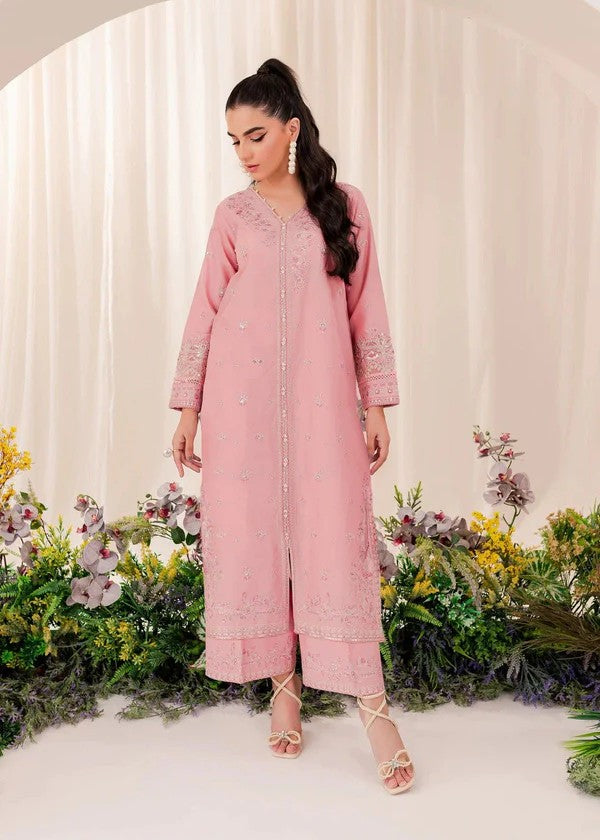 The Turkish Wear DASTAK T PINK SUIT Women 2pcs