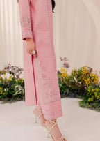 The Turkish Wear DASTAK T PINK SUIT Women 2pcs