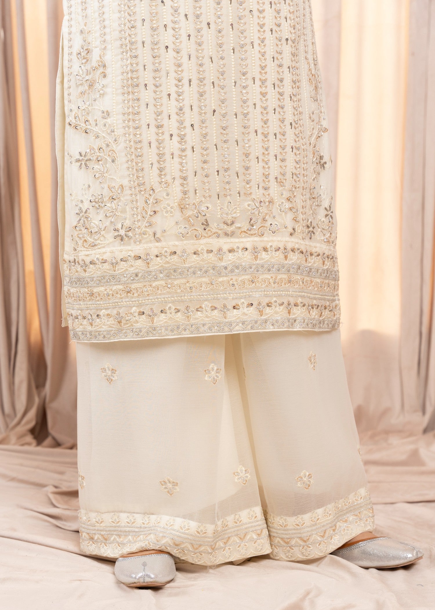 Four Season Boutique MAH E MEER CREAM WHITE Women 3pcs