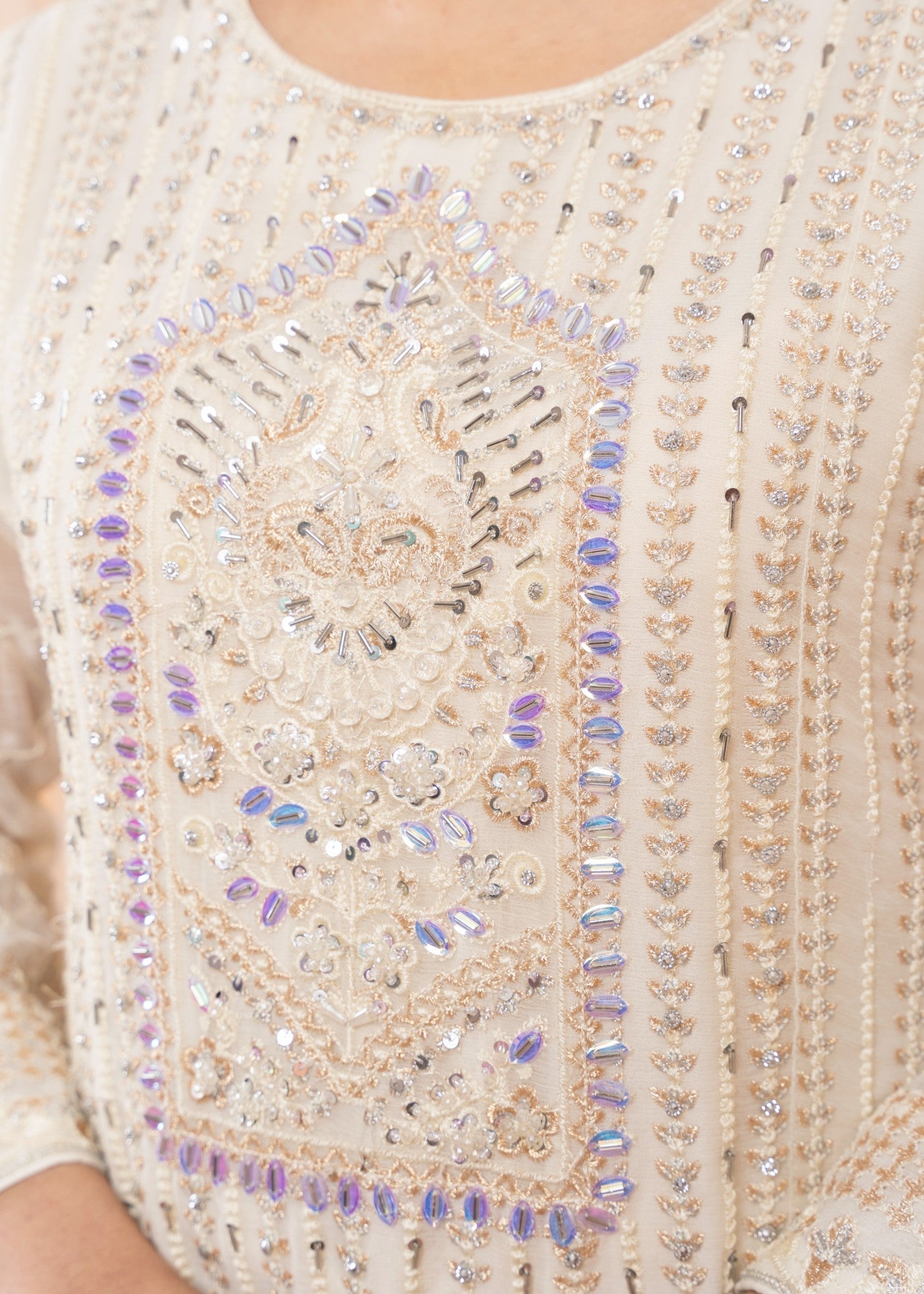 Four Season Boutique MAH E MEER CREAM WHITE Women 3pcs