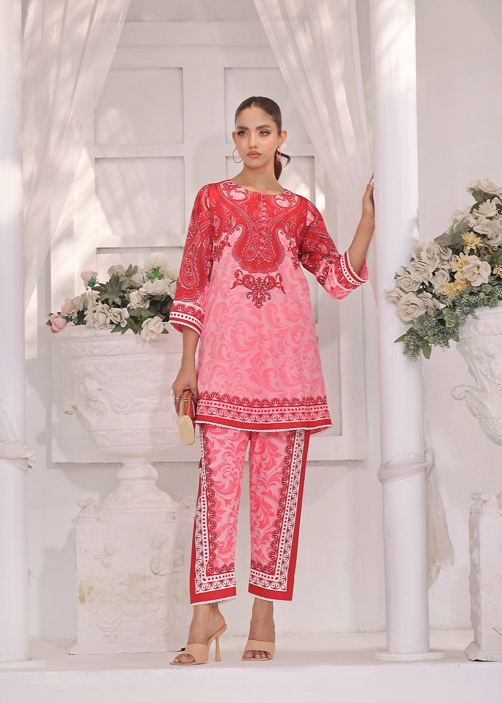 Buraq Store Pink Reverie Co ord Set Women 2pcs