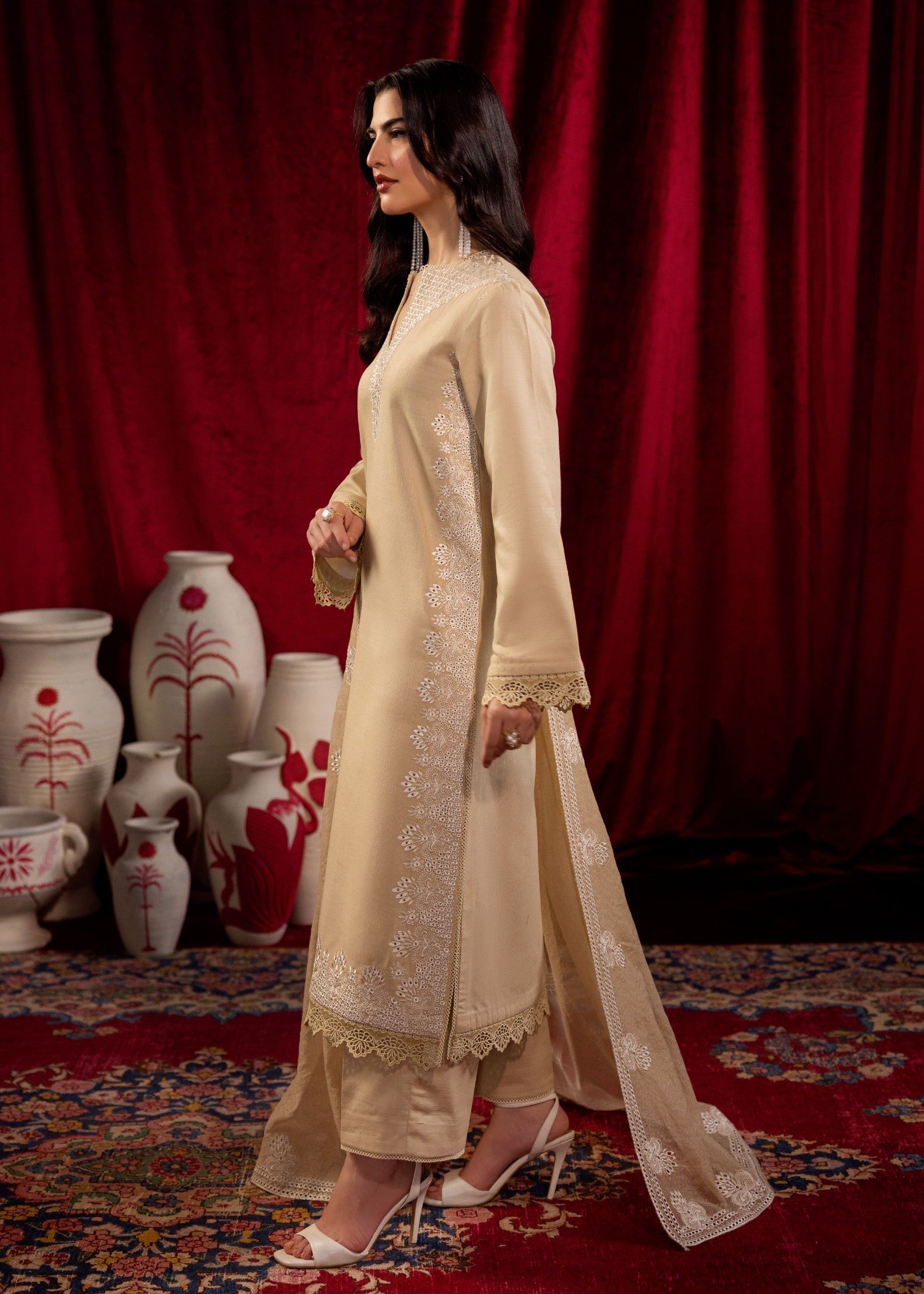 Saffron FROSTED BEIGE Women 3pcs