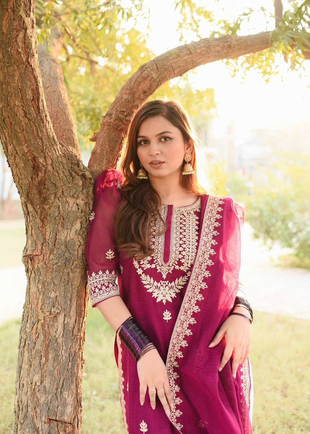 Amna Ismail PATILA DRESS PINK / WHITE SHALWAR KAMEEZ Women 3pcs