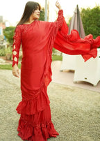 Anabiya Chandani moonlight Red Women 3pcs