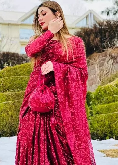 Anabiya Chandani snowdrop pink Women 3pcs