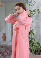 Elara Official Blush Pleated Set Women 2pcs