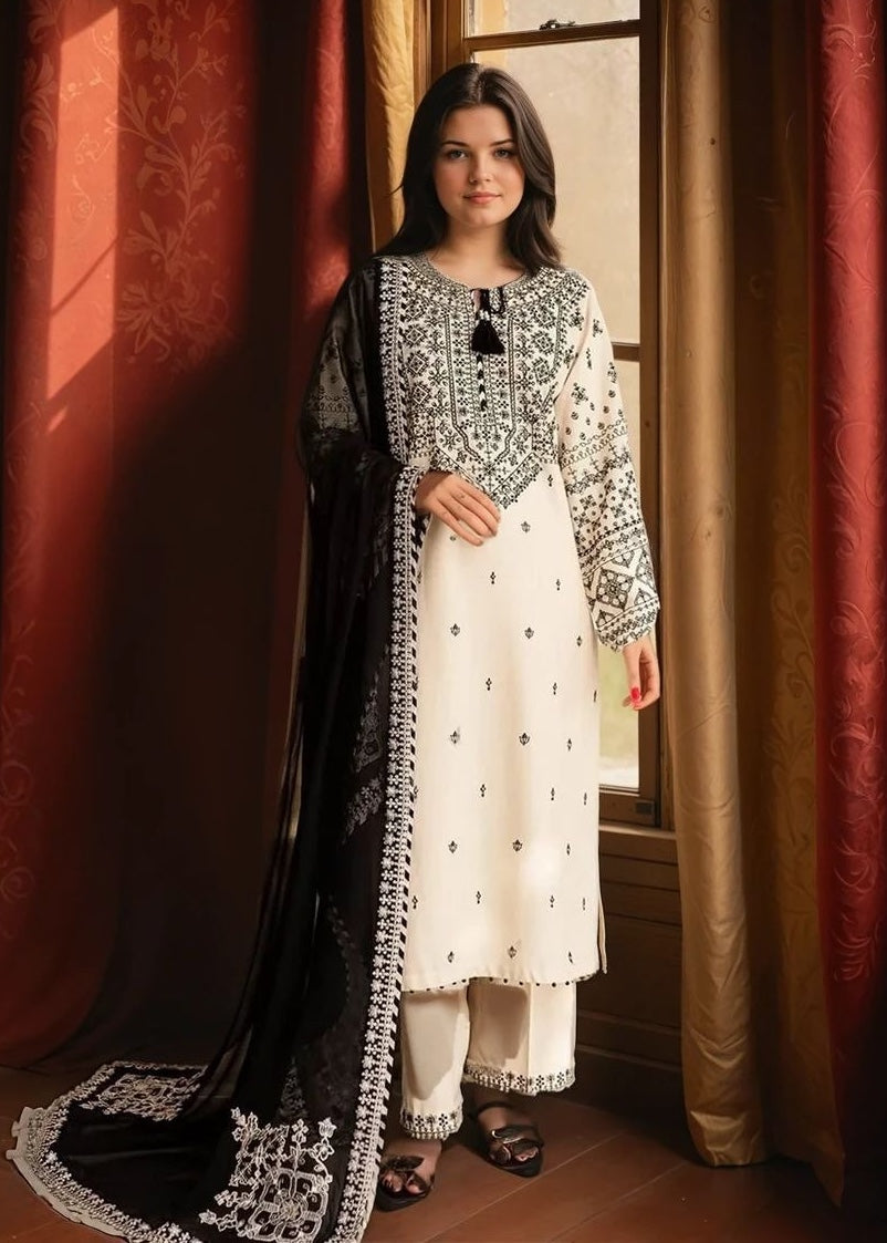 Chaudhary Arts Arfa Embroidered (stitched) Women 3pcs