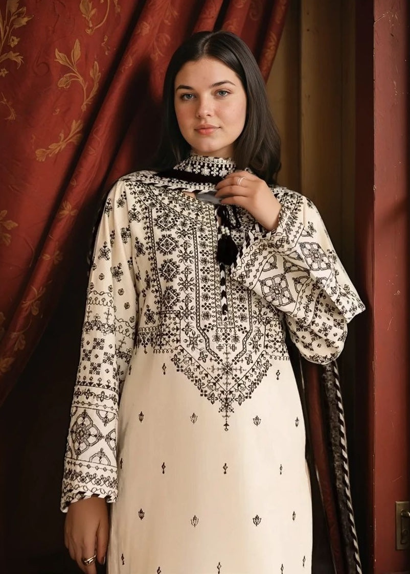 Chaudhary Arts Arfa Embroidered (stitched) Women 3pcs