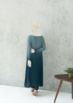 Zaira and Mahnoor Cyan Women 2pcs