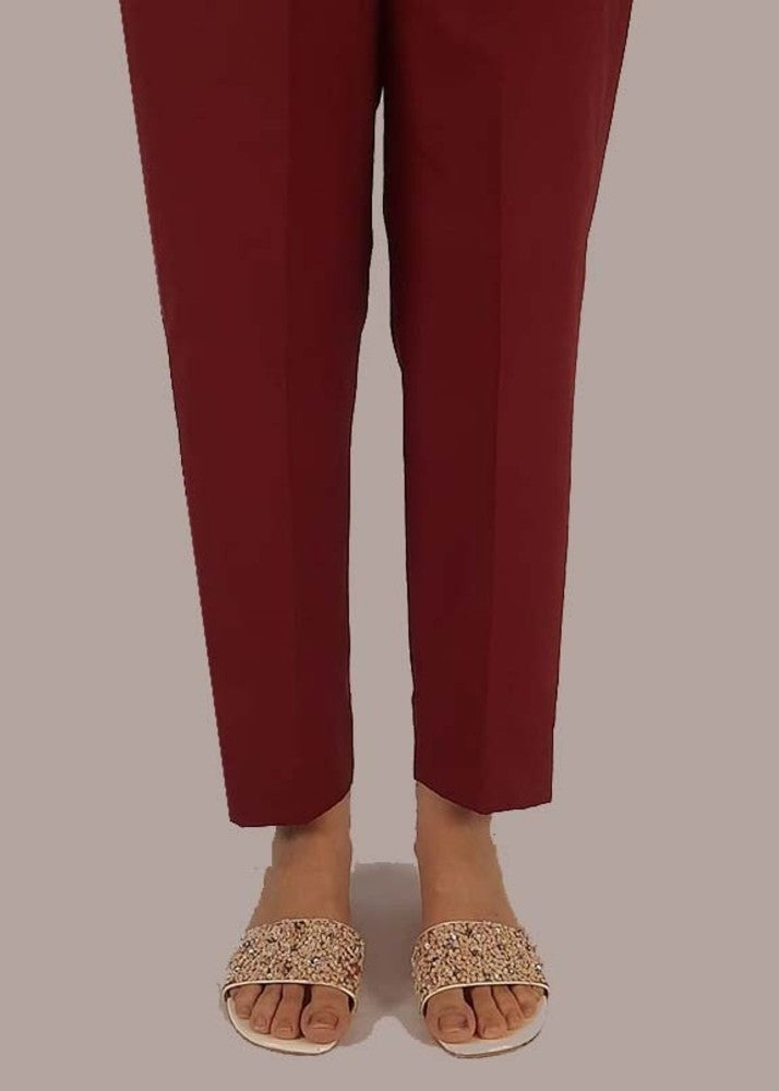 Zardi Women Cotton Trouser Maroon ZT116 Women 1pcs