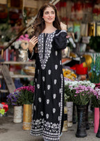 Kunaar Chikankari shirt Women 1pcs