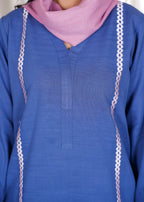 Deysia Khaddar Blue Women 2pcs