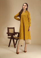 Aster Long Button Embroidery Shirt Women 1pcs