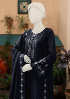 Zaira and Mahnoor Kanwal navyblue Women 3pcs