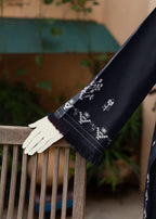 Zaira and Mahnoor Kanwal navyblue Women 3pcs