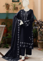Zaira and Mahnoor Kanwal navyblue Women 3pcs