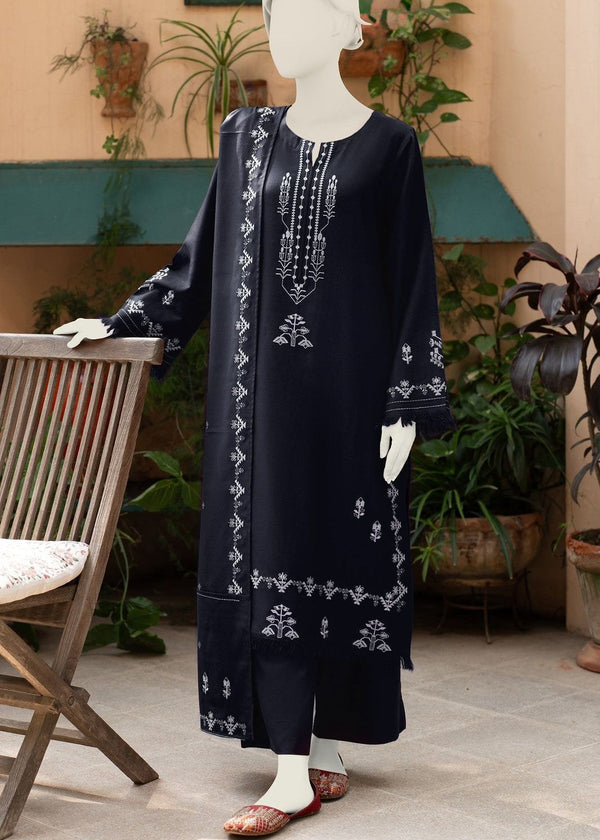 Zaira and Mahnoor Kanwal navyblue Women 3pcs