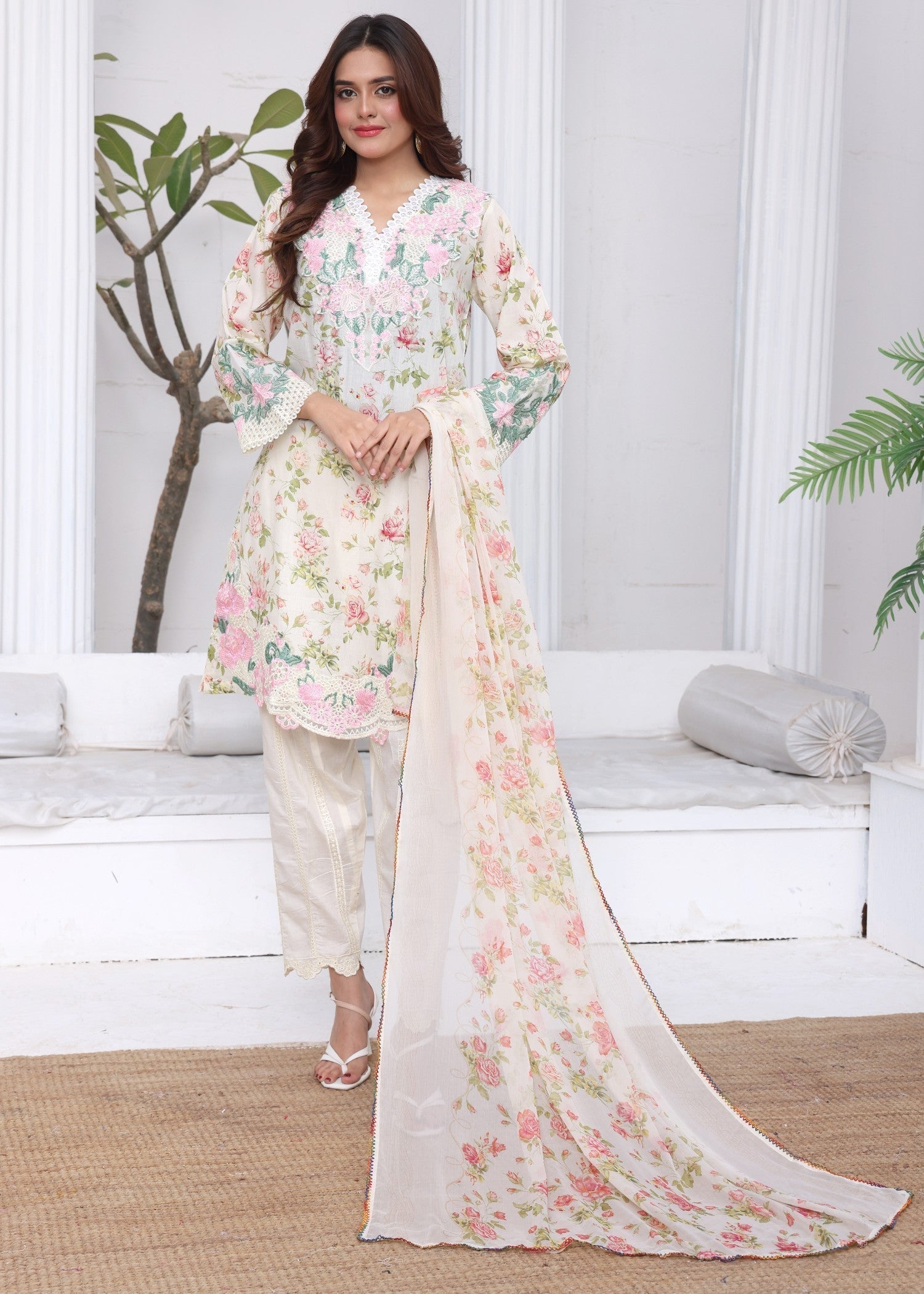 Polawn PD LAWN 104 | PRET LAWN COLLECTION Women 3pcs