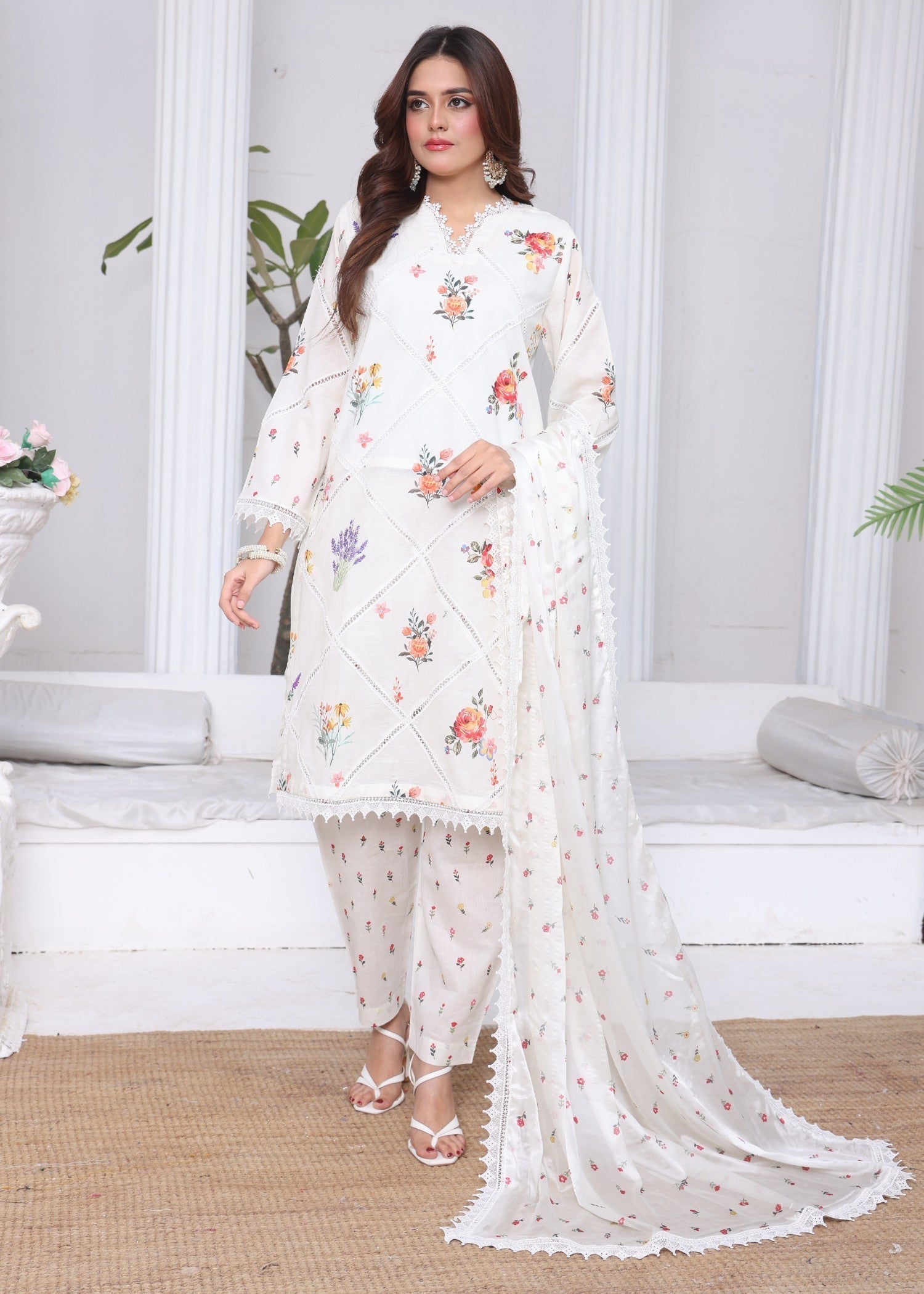Polawn PD LAWN 110 | PRET LAWN COLLECTION Women 3pcs
