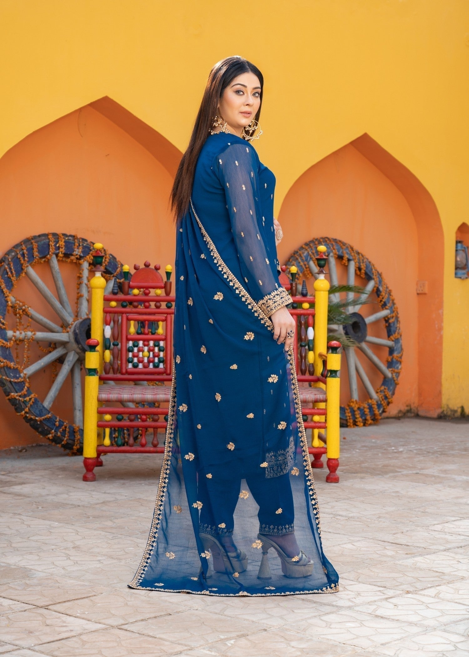 Abaan Zohan Ada Peacock Women 3pcs