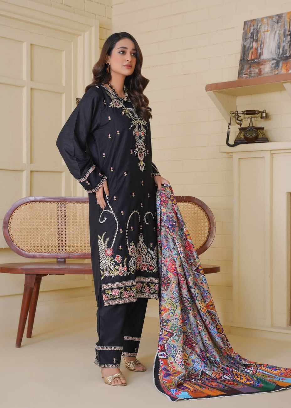 Chaudhary Arts zaara Embroidered Women 3pcs