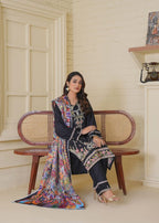 Chaudhary Arts zaara Embroidered Women 3pcs