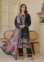 Chaudhary Arts zaara Embroidered Women 3pcs