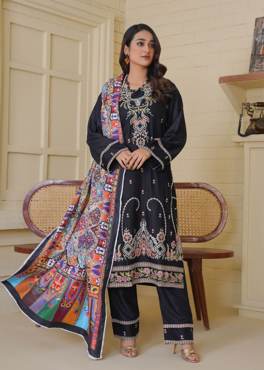Chaudhary Arts zaara Embroidered Women 3pcs