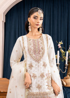 Diara Couture SHAHNOOR US 493 OFF WHITE Women 3pcs