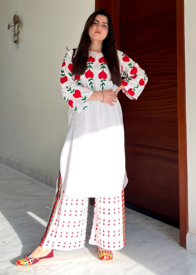 Anabya Garments Red Dove Women 2pcs