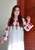 Anabya Garments Red Dove Women 2pcs