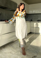 Anabya Garments Yellow Dove Women 2pcs