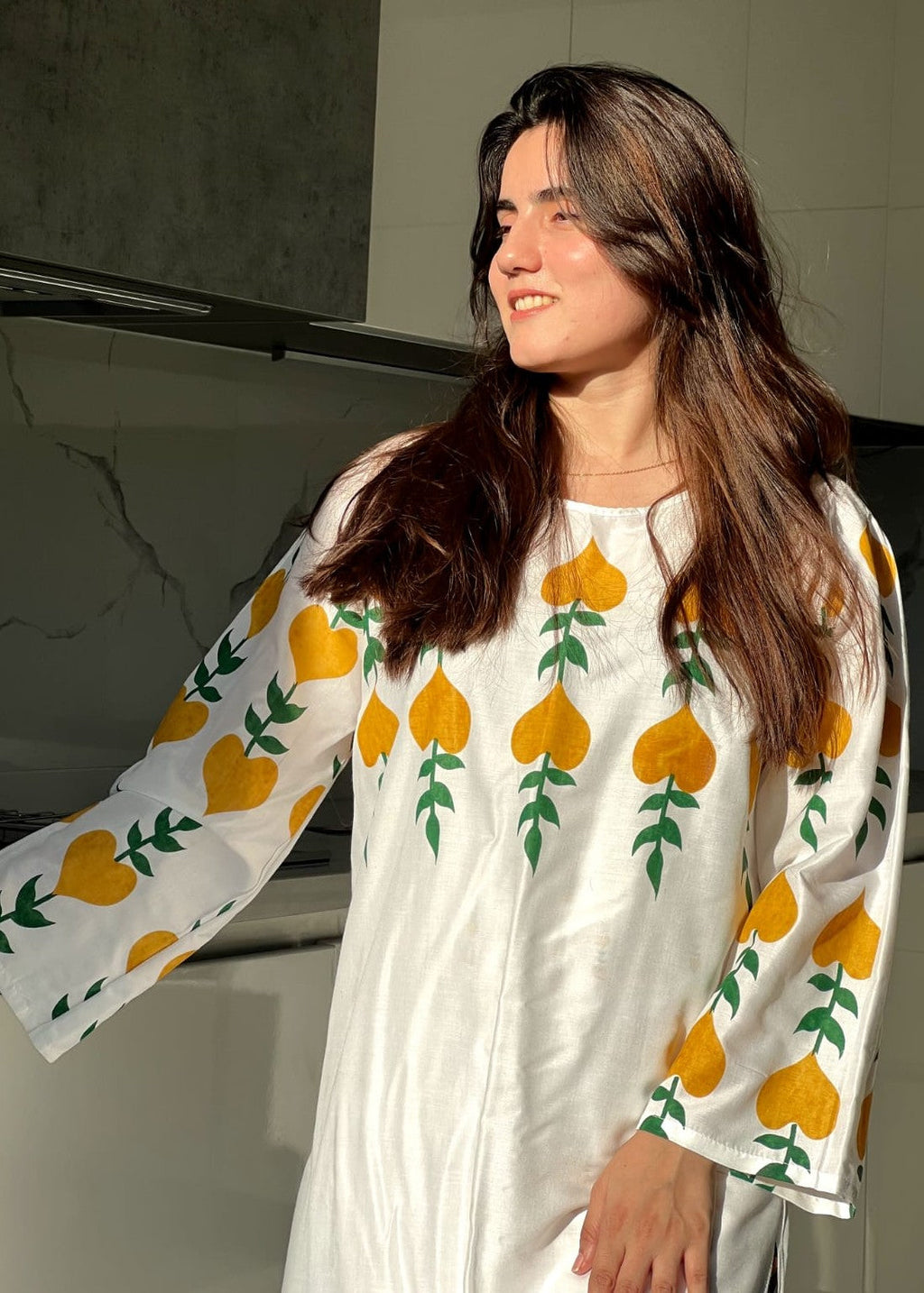 Anabya Garments Yellow Dove Women 2pcs