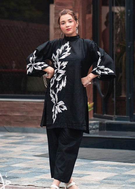 Anabya Garments Jazmeen Black Women 2pcs