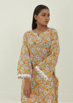 Deysia Daffodil | Embroidered Lace Set Women 2pcs