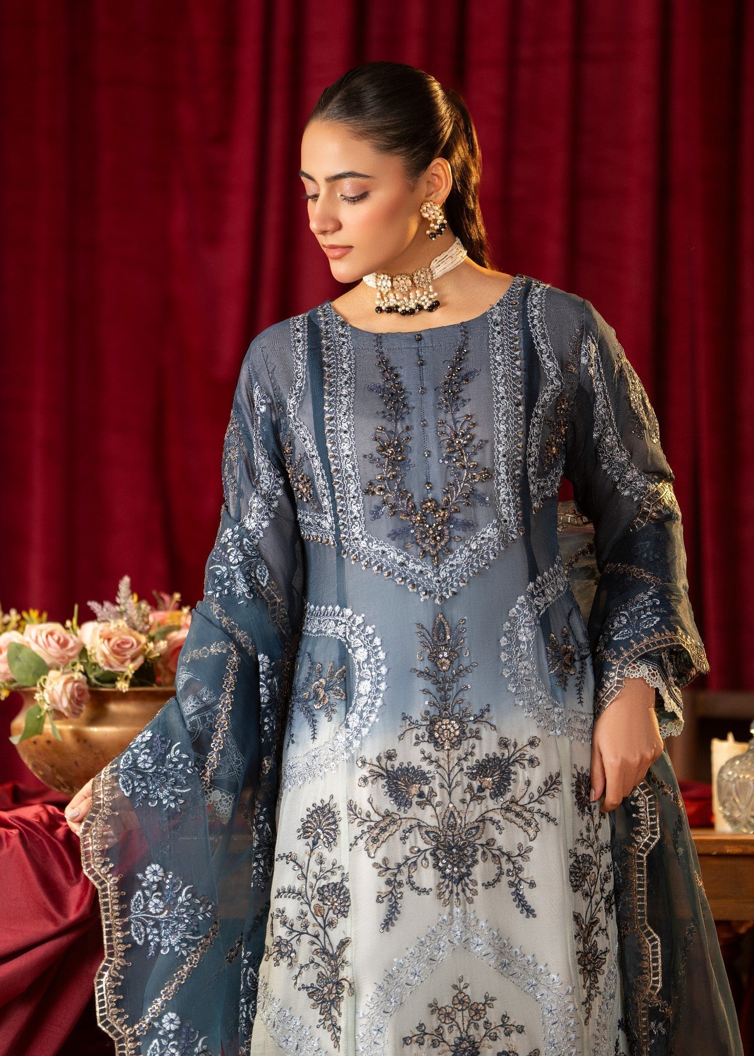 Pehnawa Fashion TYE DYE CHIFFON Women 3pcs