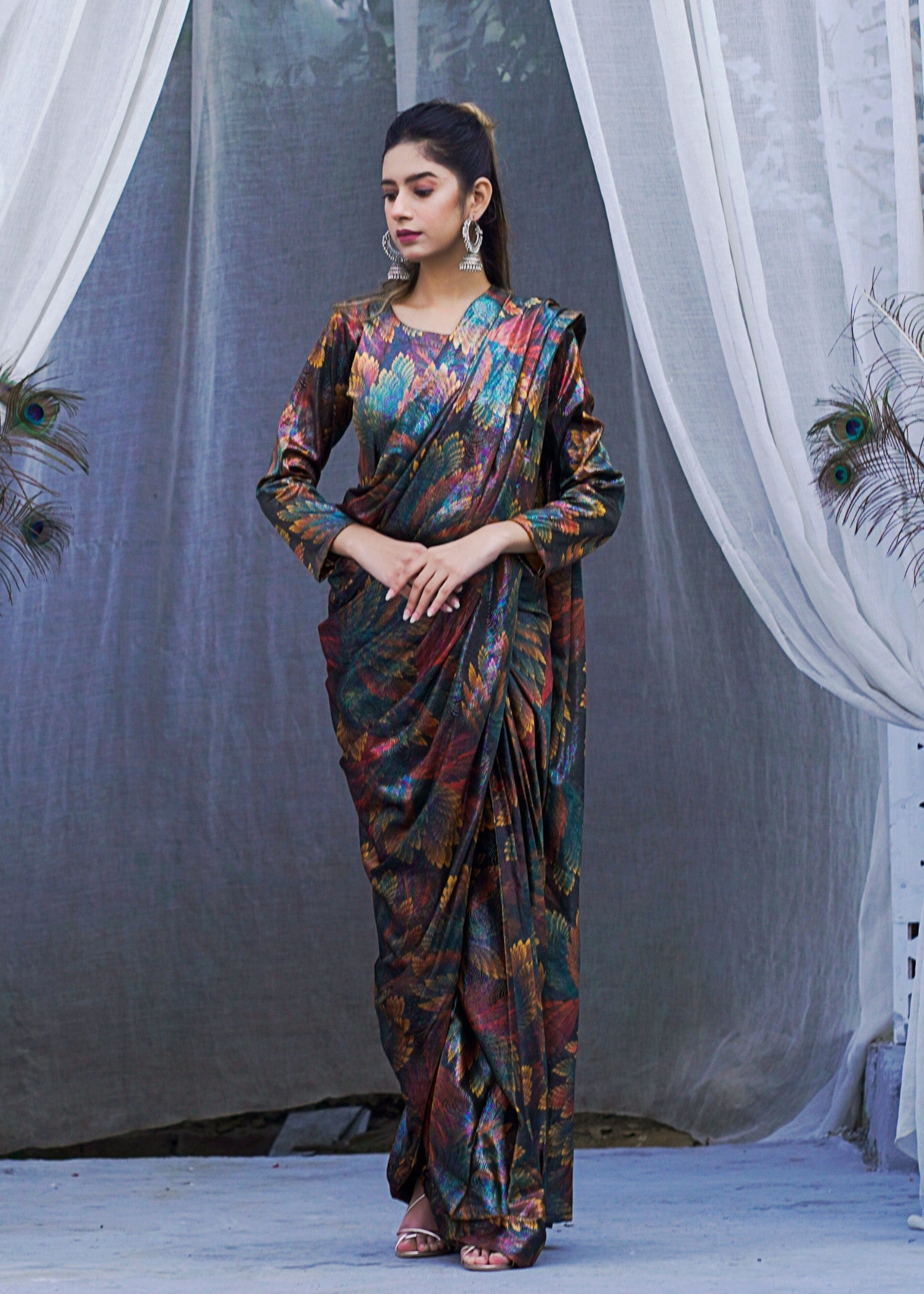 Miss & Mrs Saree Women 2pcs